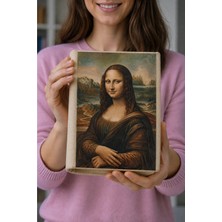 hg home&game Monalisa Temalı Bez Kitap Kılıfı – Baskılı Kumaş Kitap Kabı, Kitap Koruyucu - Kitapsever Hediyelik