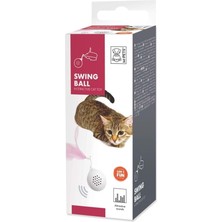 M-Pets Swıng Ball Interaktif Kedi Oyuncağı White