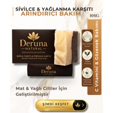 Deruna Natural Tarçın & Portakal Sabunu - Yağlanma Karşıtı & Canlandırıcı Peeling Etkisi | Soğuk Proses 105G.