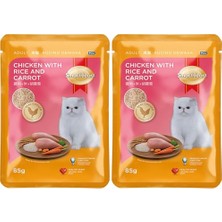Die Grup Pouch Tavuk ile Pirinç ve Havuç 85 gr (2 Paketi)