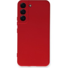 Bezos Galaxy S23 Plus Kılıf Nano Içi Kadife Silikon - Kırmızı