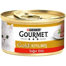 Die Grup Gold Kıyılmış Sığır Etli Kedi Konservesi 85 gr x 12 Adet