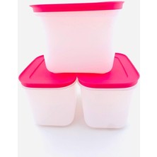 Tupperware Tupperware Alaska 3 Lü 1.1 Lt Derin Saklama Kabı