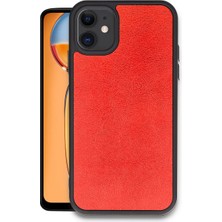 Bezos iPhone 11 Kılıf Aras Deri Kapak - Kırmızı