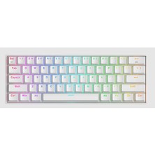 Redragon K530 Pro Draconic Brown Switch Tkl Tr Q Rgb Beyaz Mekanik Kablosuz Gaming (Oyuncu) Klavye