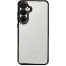 Bezos Galaxy S24 Fe Kılıf Razer Lensli Silikon - Siyah