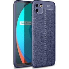 Bezos Realme C11 Kılıf Auto Focus Kapak - Lacivert