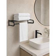 Metallica Concept Otel Tipi Havluluk Banyo Havluluk Raf