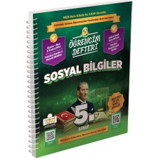 Murat Yayınları 3359 5.Sınıf Sosyal Bilgiler Öğrencim Defteri