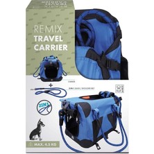 M-Pets 2ın1 Remıx Black/blue Taşıma Çantası 41X28X28CM