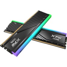 Xpg Lancer Blade Rbg Ddr5 6000MHZ CL30 32GB (2X16GB) PC5-48000 Ram 288-PINS Udımm Masaüstü Bellek Kiti Siyah Soğutucu (AX5U6000C3016G-DTLABRBK)