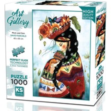 Die Grup Ks Games 1000 Parça Anne ve Oğulz Puzzle - David Fairchild