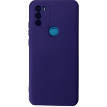 Bezos Gm 21 Plus Kılıf Nano Içi Kadife Silikon - Mor