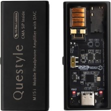 Die Grup Questyle M15I Taşınabilir, Sennheiser Hd ve Ie Serisi, Focal High-End ve Diğer Tüm Hi-Fi Kulaklıklar ile Uyumlu Premium Dac Kulaklık Amplifikatörü
