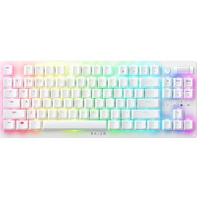 Razer Deathstalker V2 Pro Tkl (Ckicky) - Kablosuz Düşük Profilli Rgb Tenkeyless Optik Klavye (Uzun Pil Ömrü, Ince Kasa, Lazer Kazınmış Tuş Kapakları) Abd Düzeni/cıva, Beyaz