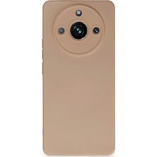Bezos Realme 11 Pro Kılıf Nano Içi Kadife Silikon - Pudra