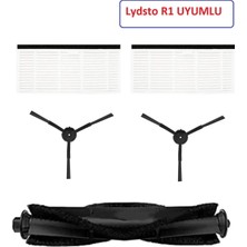 Die Grup Lin Grup Lydsto R1 ile ile Uyumlu Yedek Fırça Filtre Seti