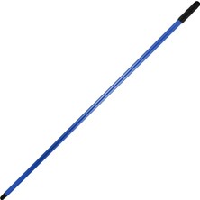 Die Grup BADEM10 Mavi Boyalı Kalın Fırça Sapı Süpürge Çekpas Standart Metal Sap 120 cm Sabit Sırık Faraş Sap 1.2 mt