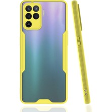 Bezos Reno 5 Lite Kılıf Platin Silikon - Sarı