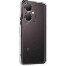 Bezos Y27 Kılıf Razer Lensli Silikon - Gümüş