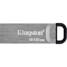 Kingston Datatraveler Kyson USB 3.2 Gen 1 USB Bellek 512 GB - Şık, Kapaksız Metal Gövdeli