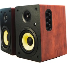 Thonet & Vander Kurbis 72W Rms Hoparlör 2.0 Sinema Bluetooh 5.0 Rca Optik Uzaktan Kumanda (Ahşap Renk)