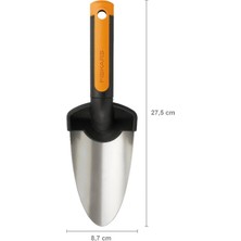 Die Grup Fiskars Çiçek Kepçesi, Uzunluk: 28 Cm, Paslanmaz Çelik Mala, Siyah/turuncu, Birinci Sınıf, 1000726