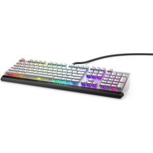 Alienware Düşük Profilli Rgb Mekanik Oyuncu Klavyesi – AW510K – Beyaz – 545-BBCH Anahtar Başına Alienfx Rgb Aydınlatma, Medya Kontrolleri ve USB Geçişi, Cherry Mx Düşük Profilli Kırmızı Anahtarlar Lun