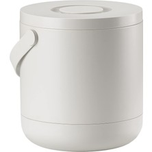 Die Grup Zone Circular Çöp Kovası, Çap: 31,5 x 31 cm - 15 Litre, Sıcak Gri