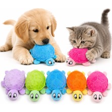 Die Grup Sogud Peluş Köpek Oyuncağı Deniz Kaplumbağası - Hışırtılı Çıtırtılı Sesli Yumuşak Evcil Hayvan Oyuncağı - Kedi Yavru Köpek Küçük Irklar Için Interaktif Oyun Arkadaşı (Stoğa Göre Renk Gönderilir)