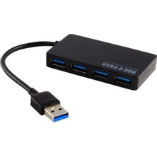 Die Grup Alfais 5265 4 Port USB Hub USB 3.0 ve 2.0 USB Çoklayıcı Çoğaltıcı Switch Adaptör