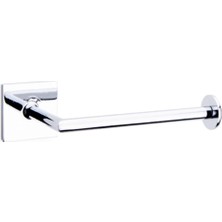 Die Grup System Nowo Duvara Monte Yapışkanlı Tuvalet Kağıtlığı Krom Renk 45X77X151 mm