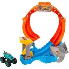 Aydogan's Dy JFR08 Hot Wheels  Trucks Dönen Corkscrew Shark Çarpışması