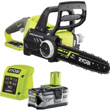 Ryobi One+ Akülü Zincirli Testere RCS1830-140B, 18VOLT, Yeşil/siyah, Lityum Iyon Akü