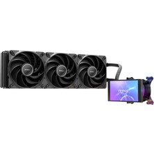 Die Grup Antec Vortex View 360 Aıo Sıvı Cpu Soğutucu, 5" IPS Ekran, 3X120MM Pwm Fan, Rgb Aydınlatma, Intel LGA1700/1851 ve Amd Am4/am5 Uyumlu