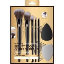 Die Grup Black Gold Serisi Makyaj Fırçası ve Beauty Blender Seti