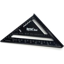 Hakay Rox Wood Alimimyum Üçgen Gönye 175MM
