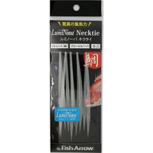 Hakay Fish Arrow Luminova Straight Neck Tie (Thin) Tai Rubber Etek Blue Minova (2 Adet/paket) Olta