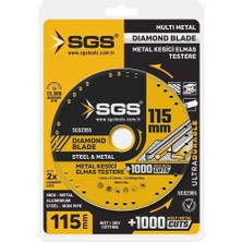 Hakay Vakumlu Elmas Multı-Metal Kesici, 115 Mm, Vakumlu Sistem, Elmas Kesici Disk