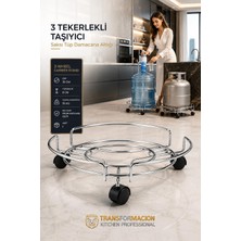 Die Grup Tekerlekli Saksı Tüp Damacana Altlığı - Taşıyıcı Mutfak Tüpü Taşıyıcı 423534