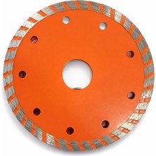 Hakay Turbo Elmas Testere Diski, Beton, Granit, Seramik ve Mermer Kesimi Için, 115X22 Mm, Turuncu
