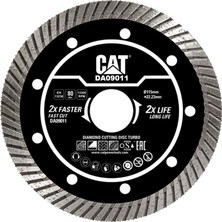 Hakay Cat DA09011 115MM Profesyonel Beton, Tuğla, Parke Taşı Elmas Kesme Diski (Turbo Kanallı Kenar)