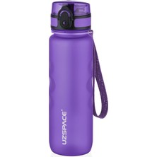 Hakay Uzspace 500 ml Kaydırmaz Maksimum Tutuş Destekli Tritan Su Matarası -FFUZ1215 Mor