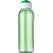 Hakay Mepal - Flip-Up Campus Su Şişesi, Okul ve Yolculuk Için Sızdırmaz Içecek Şişesi, Şeffaf Bardak, Bpa Içermez ve Bulaşık Makinesinde Yıkanabilir, 500 Ml, Yeşil