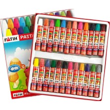 Hakay Fatih FA50340PB24RKS Pastel Kalemler, 24 Renk