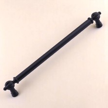 Hakay Defne Metal Kulp Siyah 224 mm Mobilya Çekmece Dolap Kapak Kulpları Kulb Kulpu Mutfak Dolabı