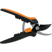Hakay Fiskars Çiçekçi Makası SP14, Uzunluk: 24 Cm, Yüksek Kaliteli Çelik Bıçaklar/plastik Sap, Siyah/turuncu, Masif, 1051601