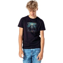 Hakay Qivi Testament Dark Roots Of Earth Testament Baskılı Unisex Çocuk Siyah Sweatshirt TYC00376905938, 9-10 Yaş