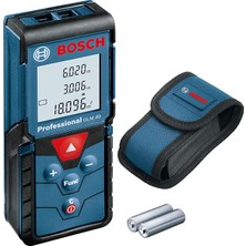 Hakay Bosch Professional Measurement Measurement Glm 40 Çizgi Lazer, Ölçme Alanı 0, 15 – 40, 00, Lazer Diyodu 635 Nm, < 1 Mw