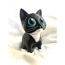 Belirtilmemiş Smokin Kedi Figürü